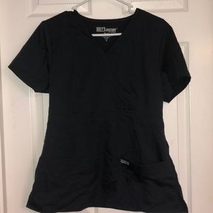 Dark gray Greys Anatomy scrub set